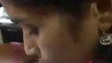 Sweet Tamil office girl sucking dick of her colleague inside office