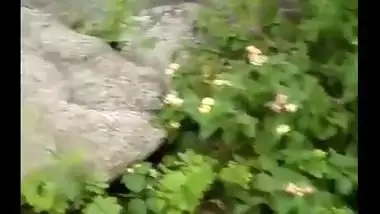 Peeping into couple’s outdoor sex