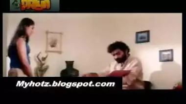 Indian girl attended interview and guy seducing in south masala movie