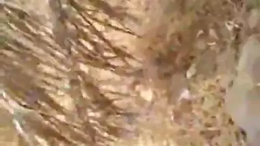 Village lover caught fucking outdoor